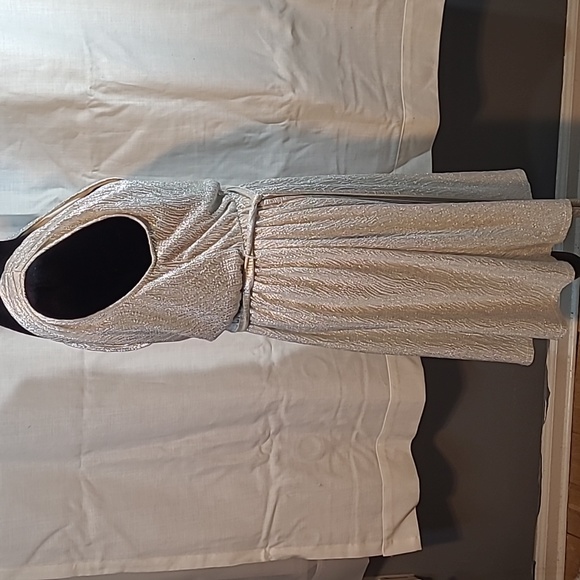 Lulu's Women's Silver Dress - Picture 6 of 8